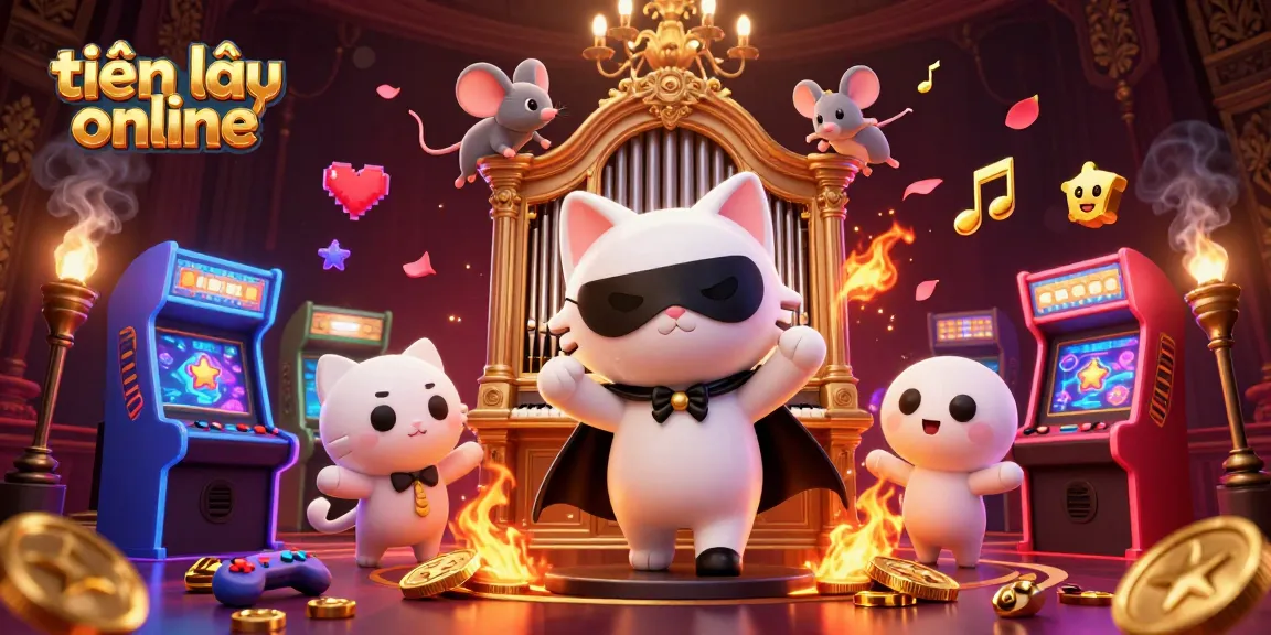 Experience exciting tiến lên online gameplay with vibrant 3D characters and casino elements.