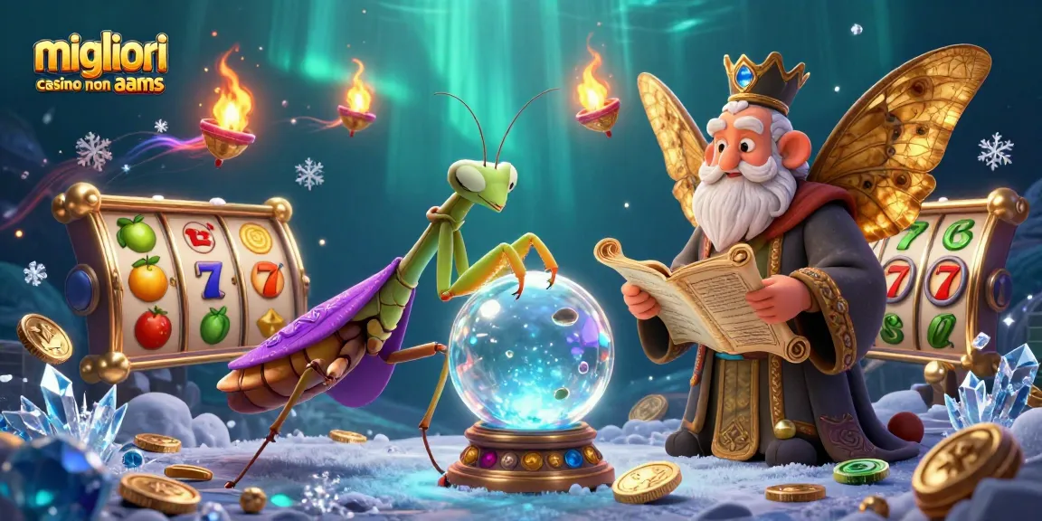 Engage with the best migliori casino non aams in a captivating 3D visual of fortune tellers and casino elements.